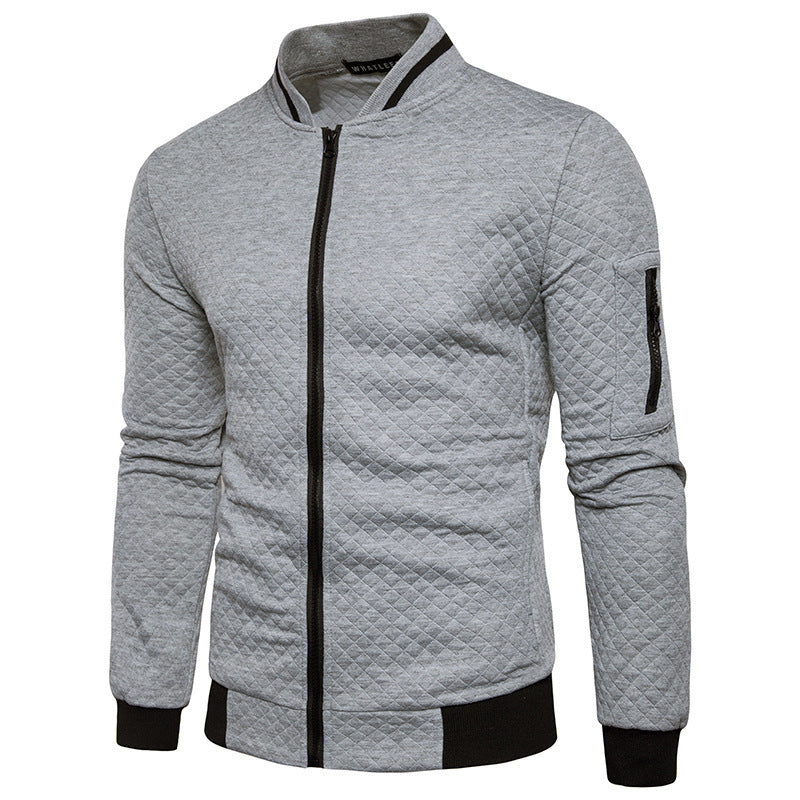 Elias Quilted Zip-Up Cardigan | Men's Lightweight Warm Layer