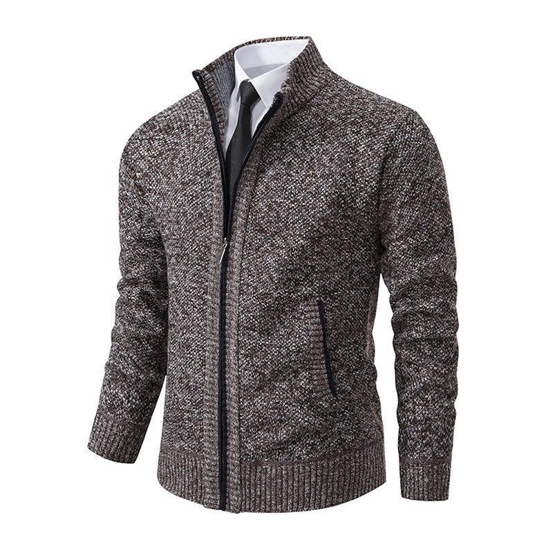 Elijah Cardigan | Men's Plus Size Casual Knit Cardigan with Fashion Collar