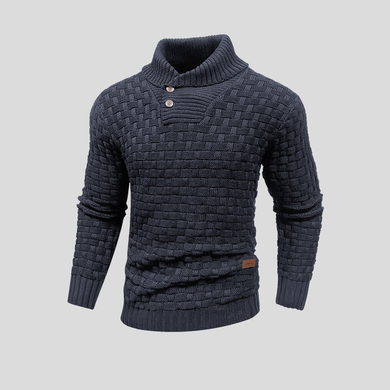 Elridge Thermal Knit Sweater | Men's Stylish Autumn Layer