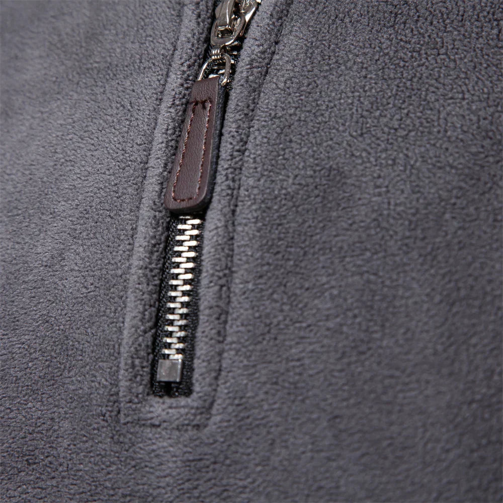 Emery Fleece Pullover | Men's Warm Quarter-Zip Sweater