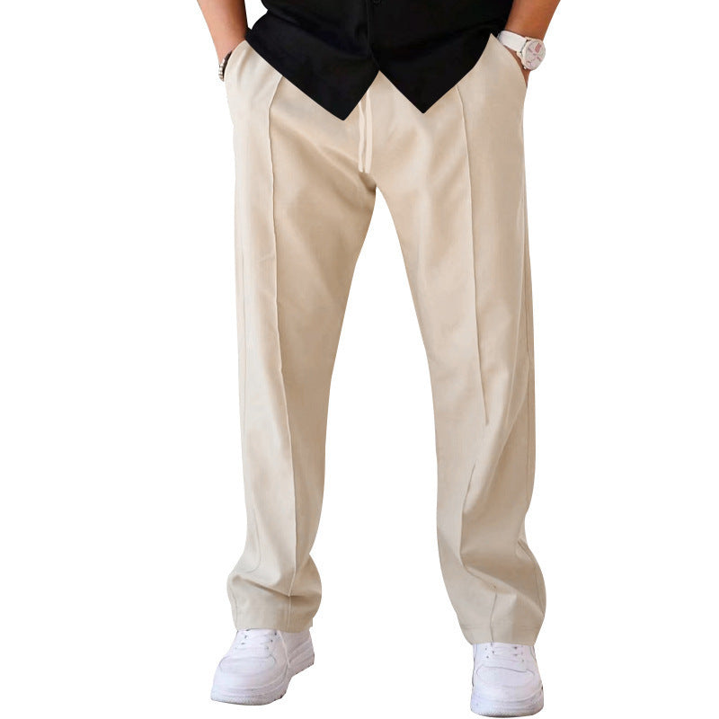 Enrico Wide-Leg Trousers | Men's Relaxed Casual Fit