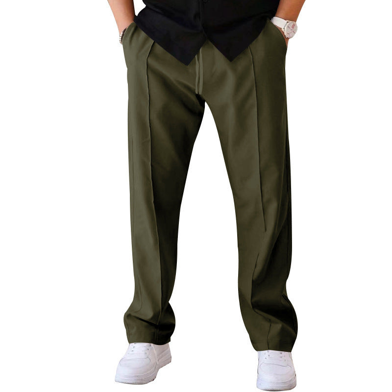Enrico Wide-Leg Trousers | Men's Relaxed Casual Fit