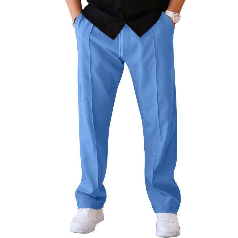 Enrico Wide-Leg Trousers | Men's Relaxed Casual Fit