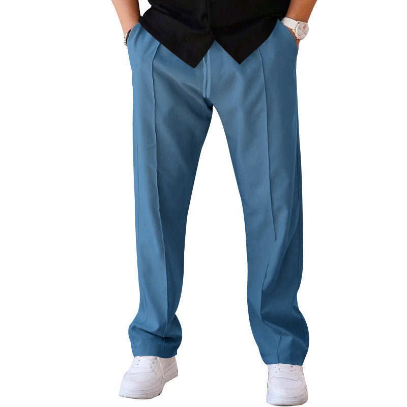 Enrico Wide-Leg Trousers | Men's Relaxed Casual Fit