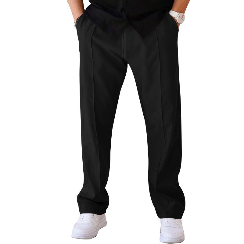 Enrico Wide-Leg Trousers | Men's Relaxed Casual Fit