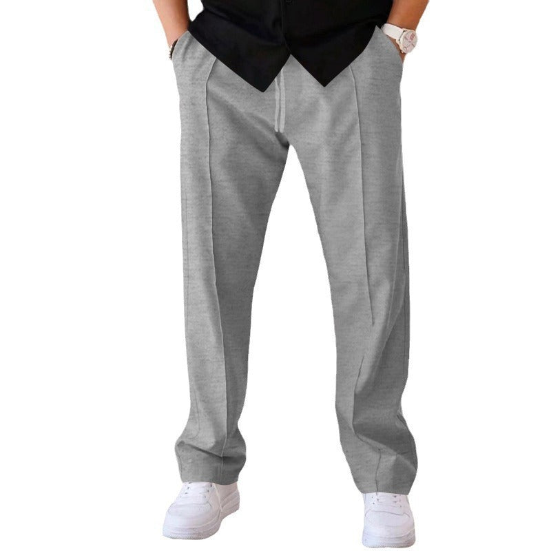 Enrico Wide-Leg Trousers | Men's Relaxed Casual Fit