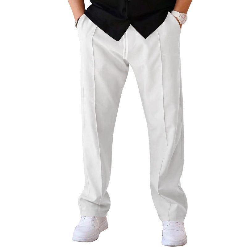 Enrico Wide-Leg Trousers | Men's Relaxed Casual Fit
