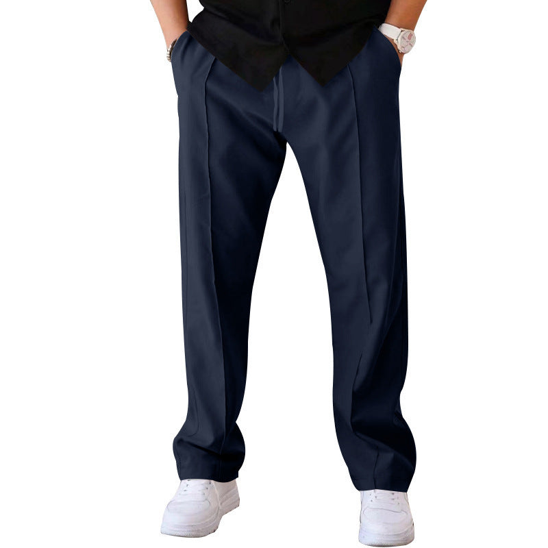 Enrico Wide-Leg Trousers | Men's Relaxed Casual Fit