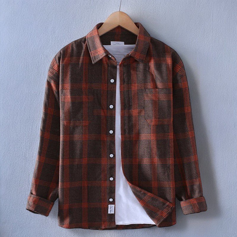 Enrique Plaid Cardigan | Men's Cozy Fall Layer