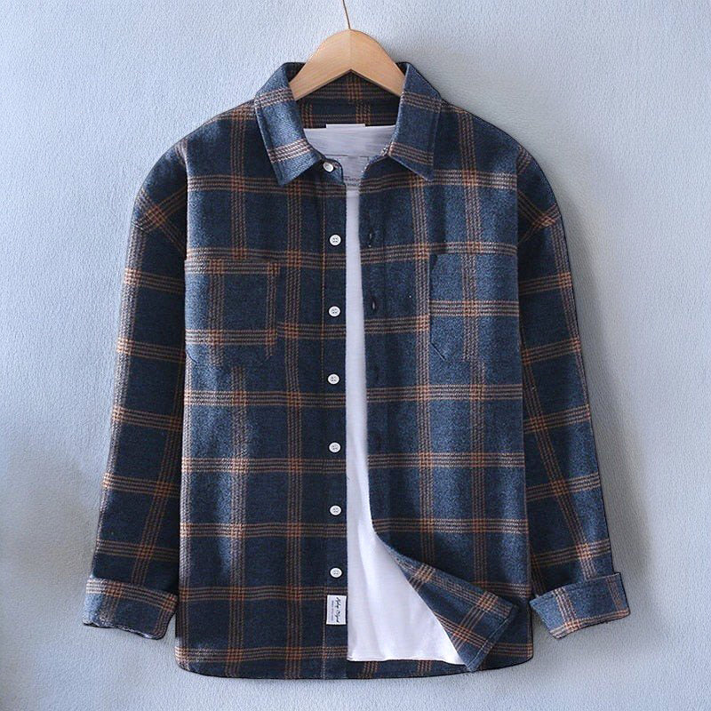 Enrique Plaid Cardigan | Men's Cozy Fall Layer