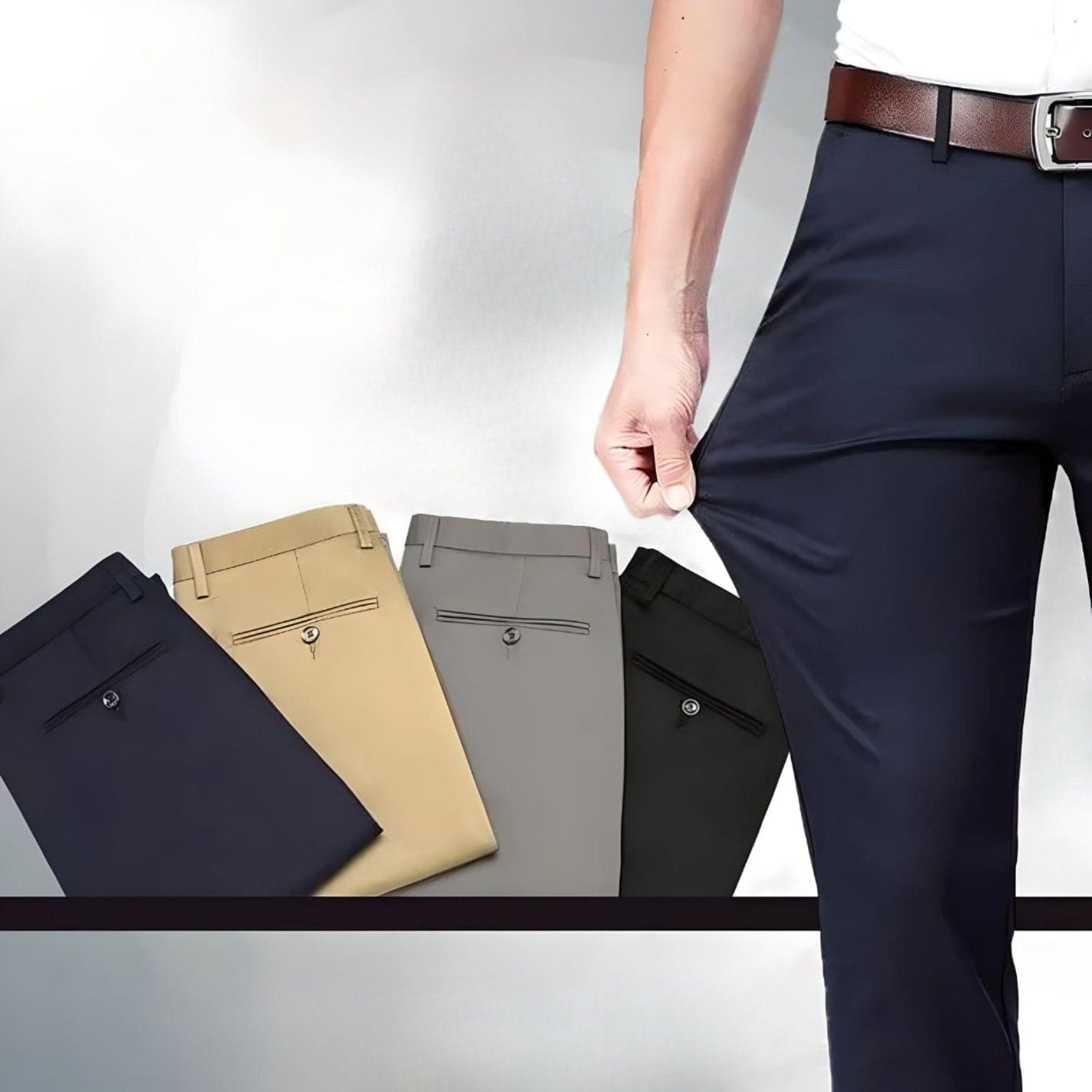 Euston Stretch Trousers | Men's Durable Everyday Comfort