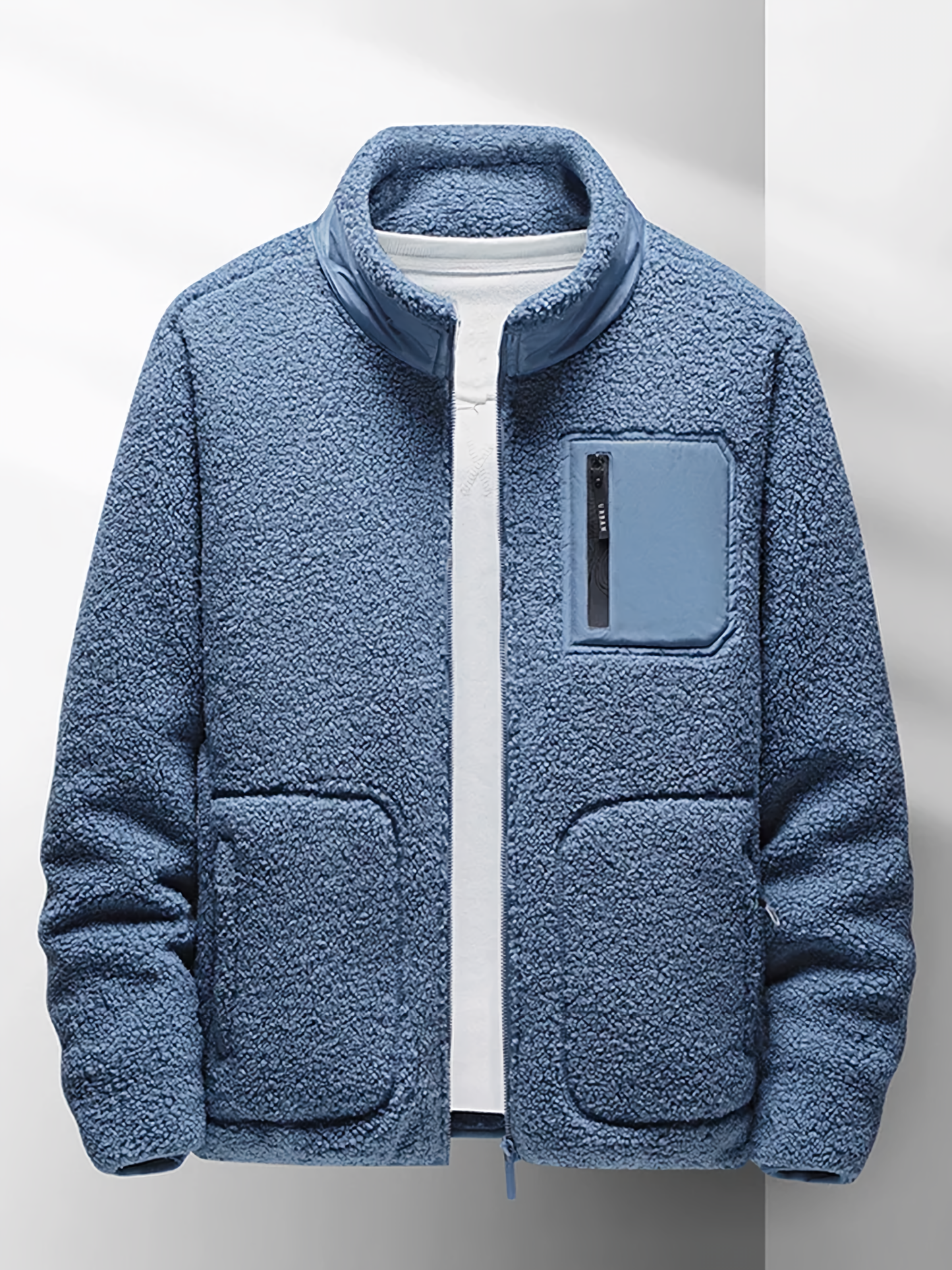 Kenrick Fleece Jacket | Men's Winter Zip-Up Sherpa Jacket