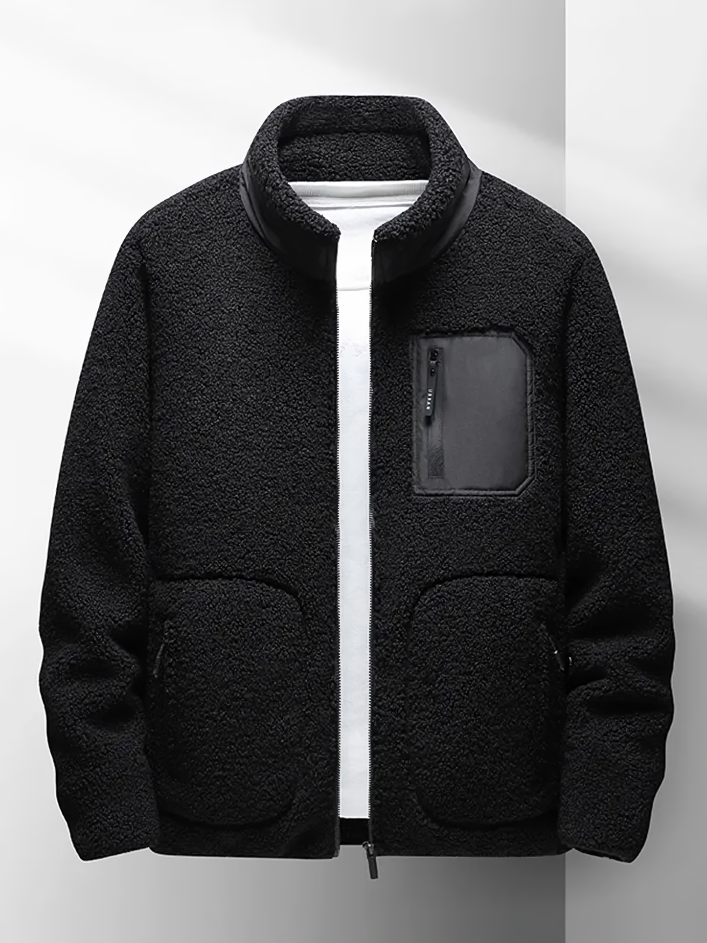 Kenrick Fleece Jacket | Men's Winter Zip-Up Sherpa Jacket