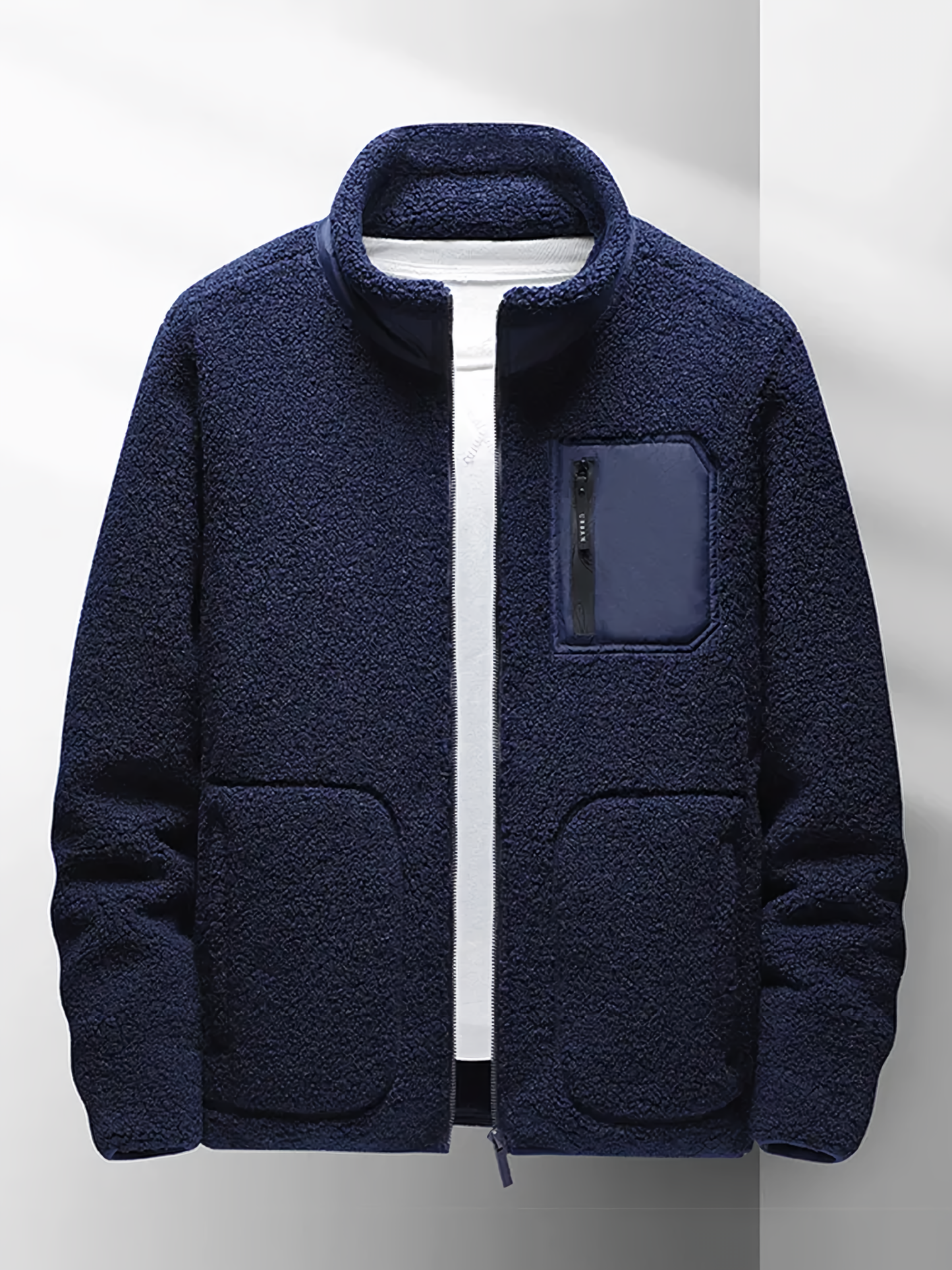 Kenrick Fleece Jacket | Men's Winter Zip-Up Sherpa Jacket