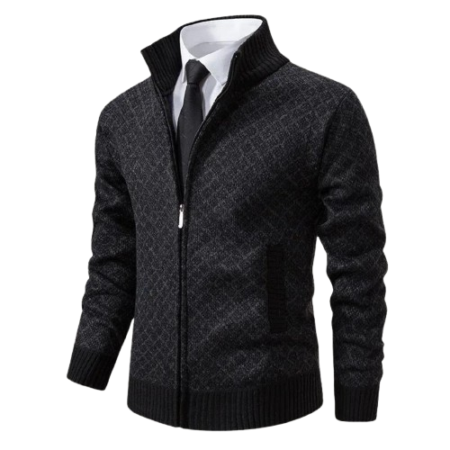 Jalen Full Zip Cardigan | Knitted Cardigan for Winter