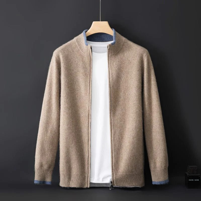 Landon Men’s Sweater | Zip-Up Sweater for Winter