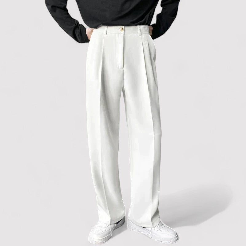 Faris Tailored Trousers | Men's London Slim-Fit Pants
