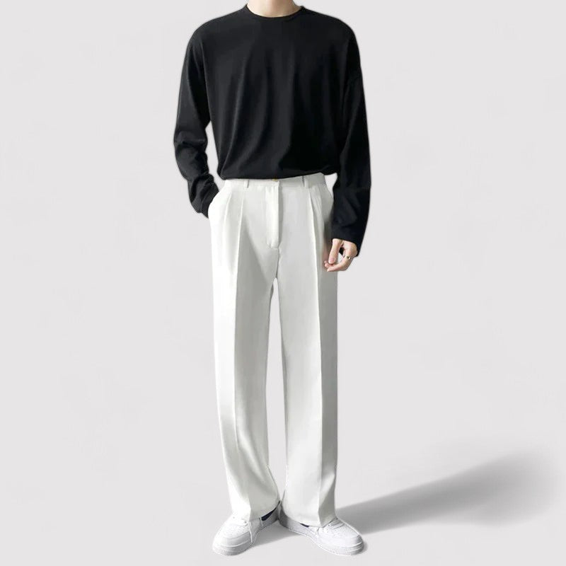Faris Tailored Trousers | Men's London Slim-Fit Pants