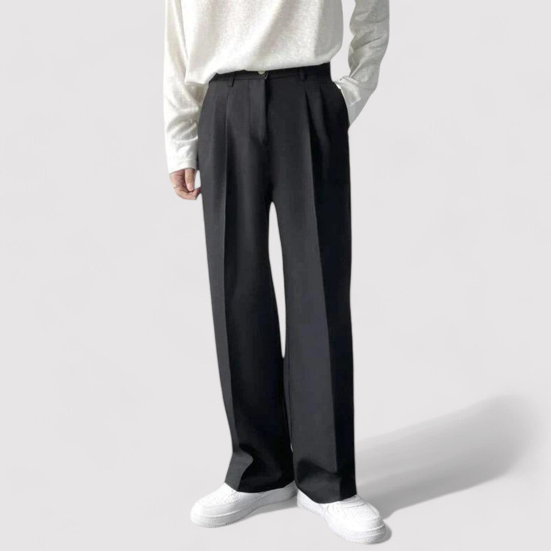 Faris Tailored Trousers | Men's London Slim-Fit Pants