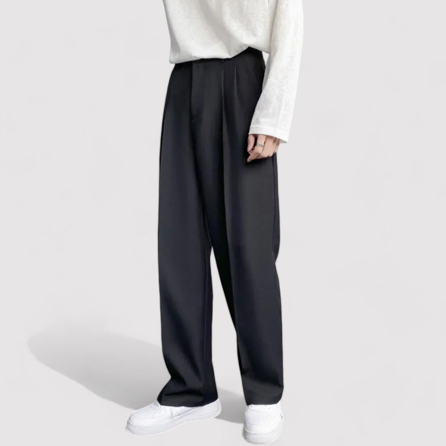 Faris Tailored Trousers | Men's London Slim-Fit Pants