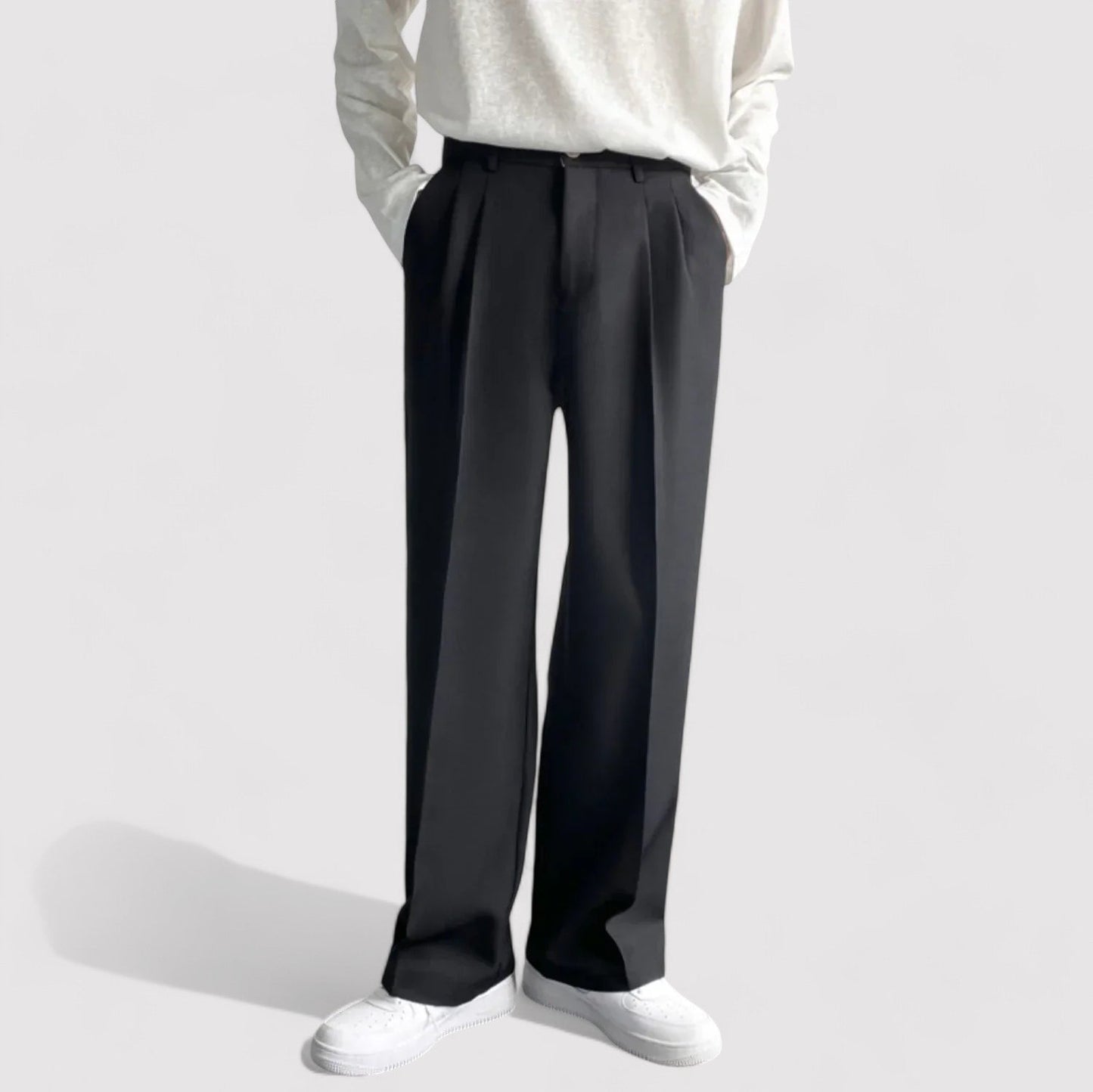 Faris Tailored Trousers | Men's London Slim-Fit Pants