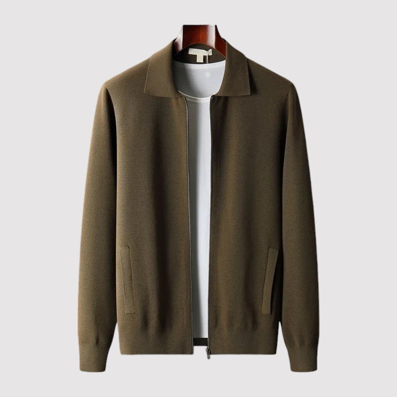 Faruq Wool Vest | Men's Pure Soft Knit Layer