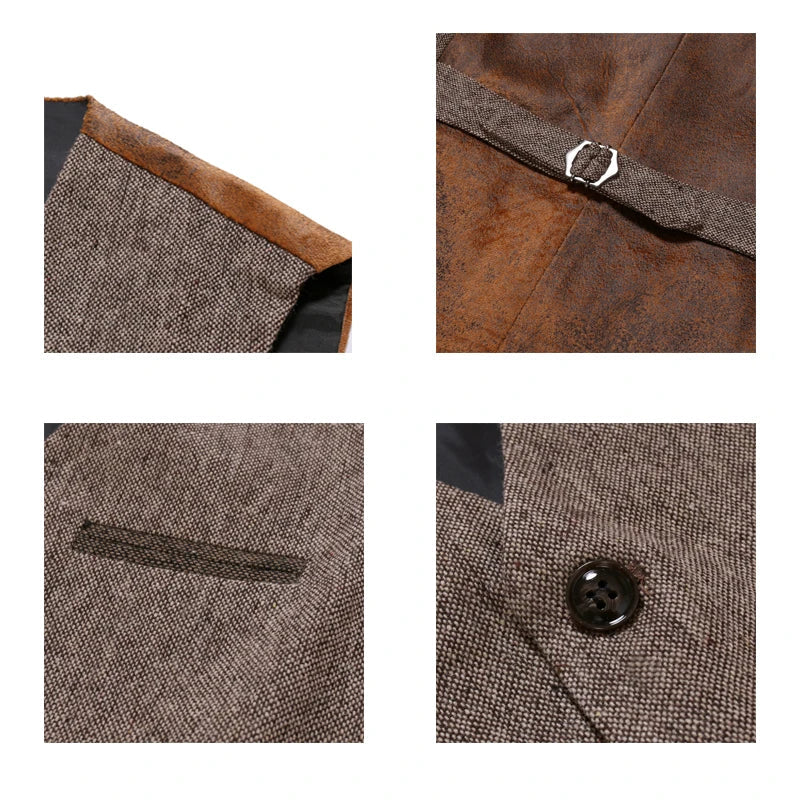 Jarod Knitted Vest | Button-Up Cardigan Style for Autumn