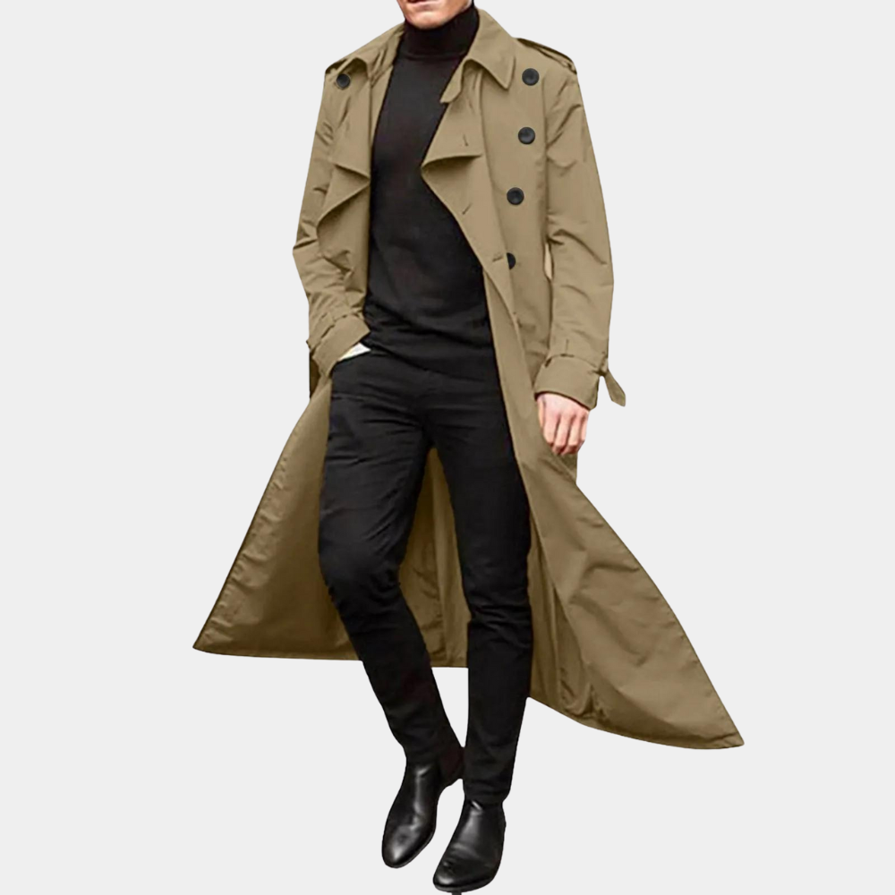 Francis Waterproof Trench Coat | Men's Stylish All-Weather Layer