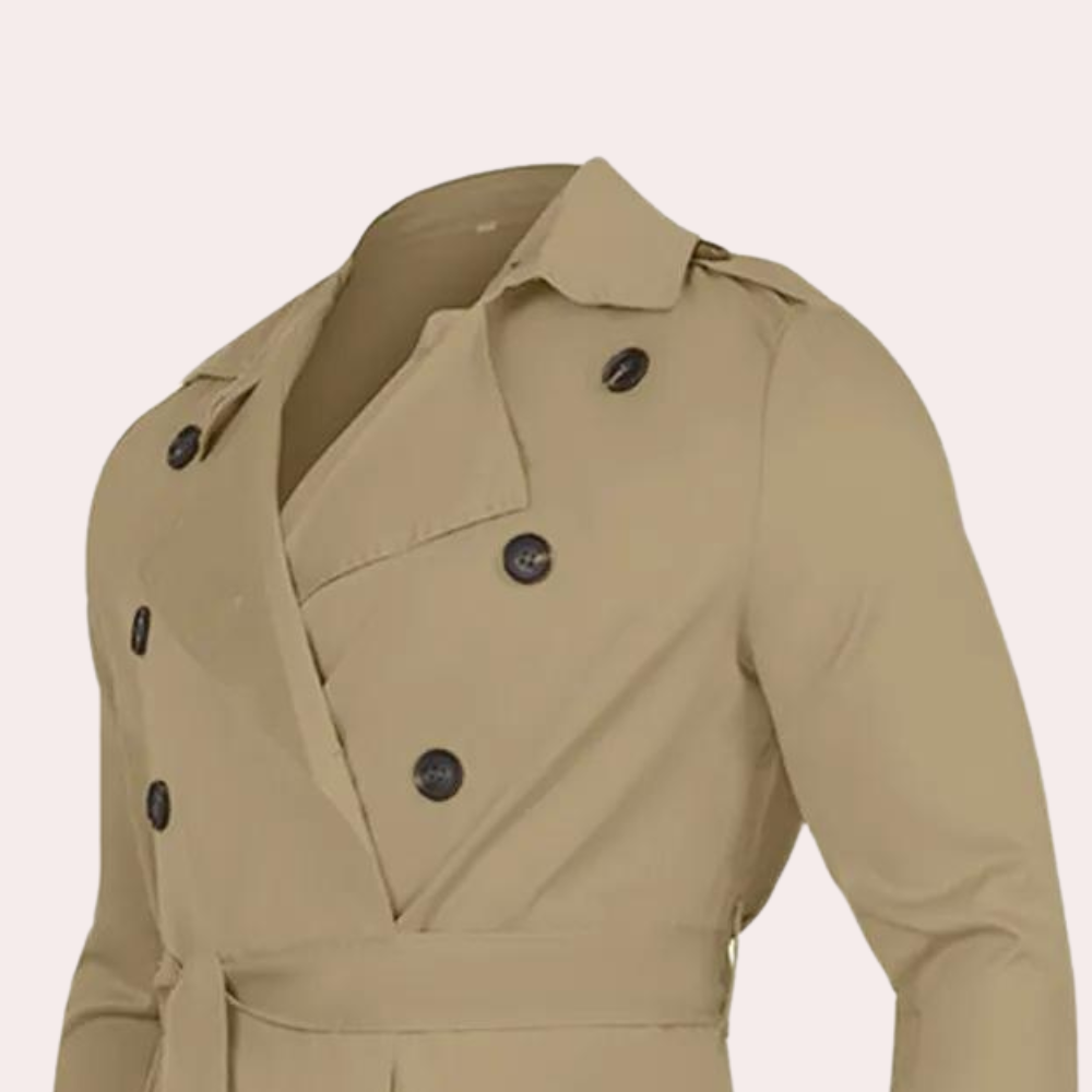 Francis Waterproof Trench Coat | Men's Stylish All-Weather Layer