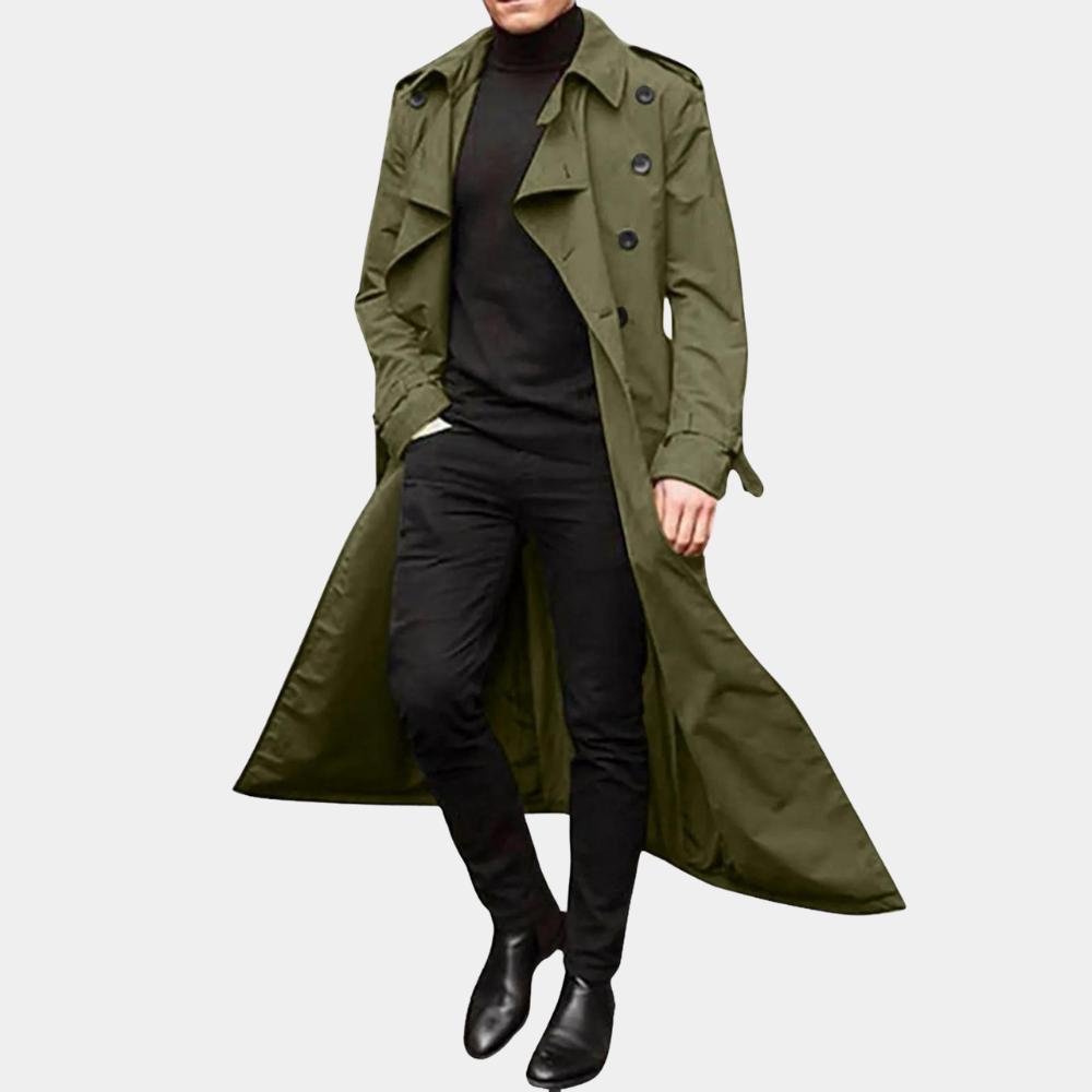 Francis Waterproof Trench Coat | Men's Stylish All-Weather Layer