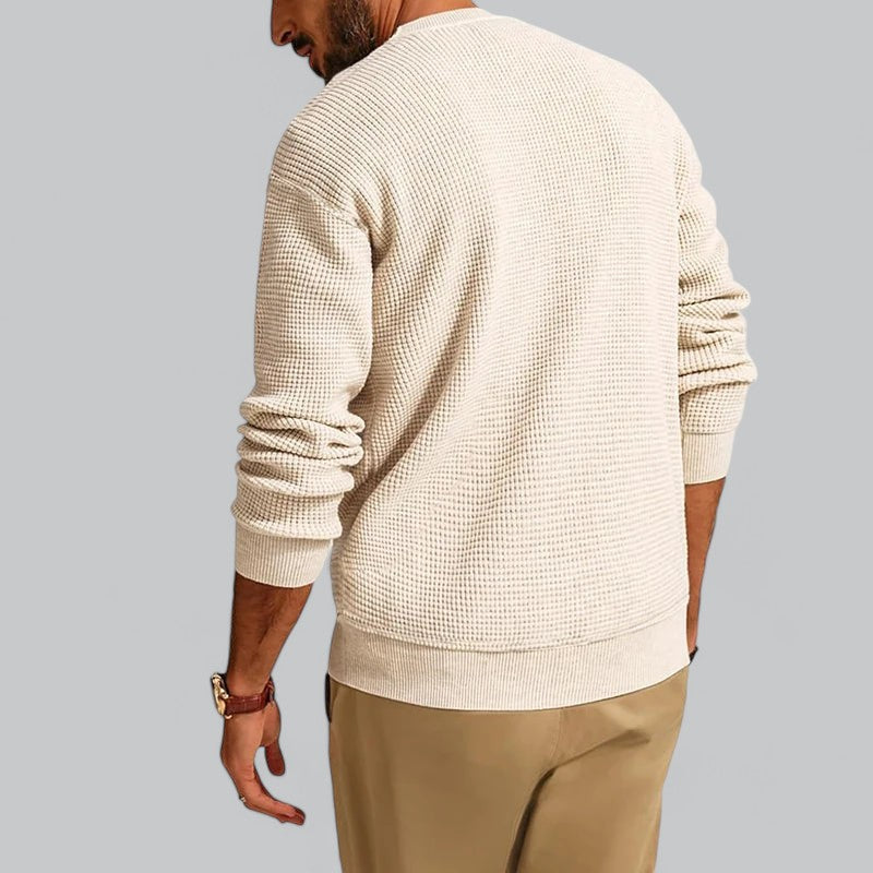 Gael Men’s Sweater | Wool Knit Crew Neck for Everyday Comfort
