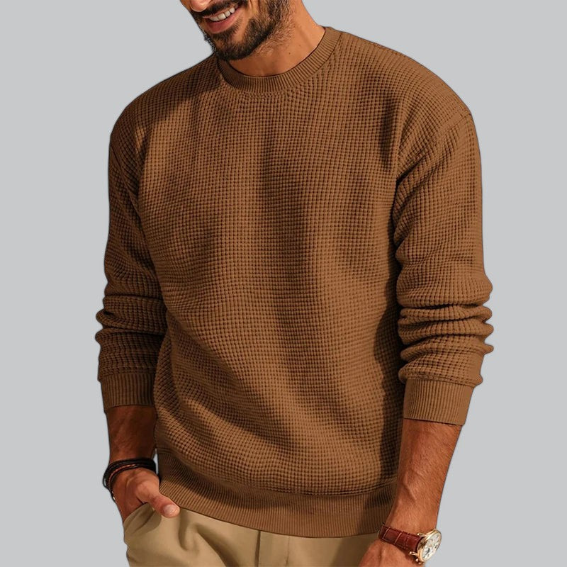 Gael Men’s Sweater | Wool Knit Crew Neck for Everyday Comfort