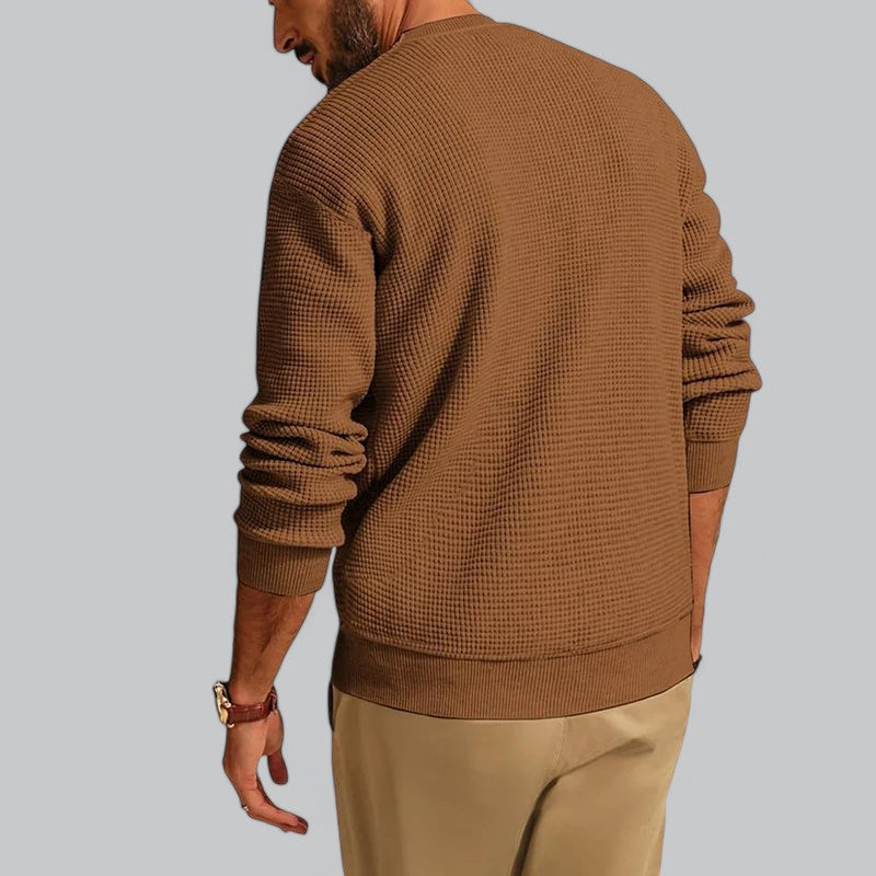 Gael Men’s Sweater | Wool Knit Crew Neck for Everyday Comfort