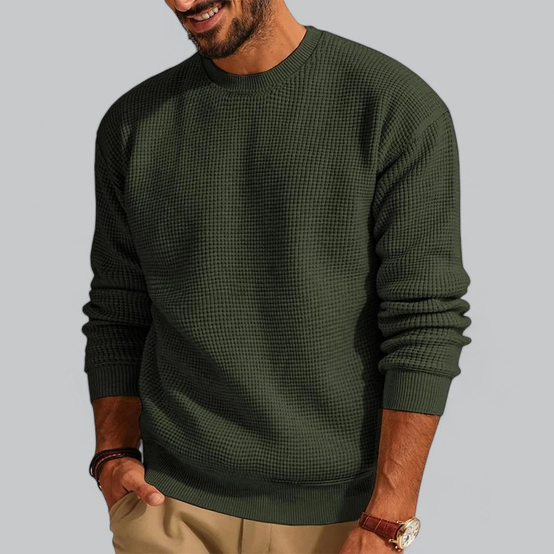 Gael Men’s Sweater | Wool Knit Crew Neck for Everyday Comfort