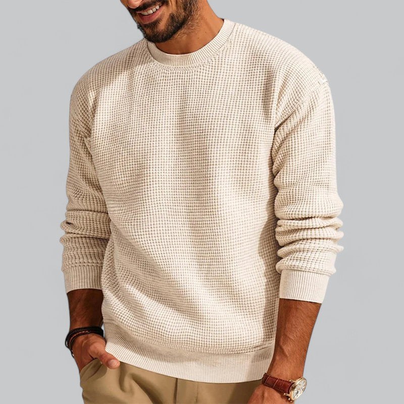 Gael Men’s Sweater | Wool Knit Crew Neck for Everyday Comfort