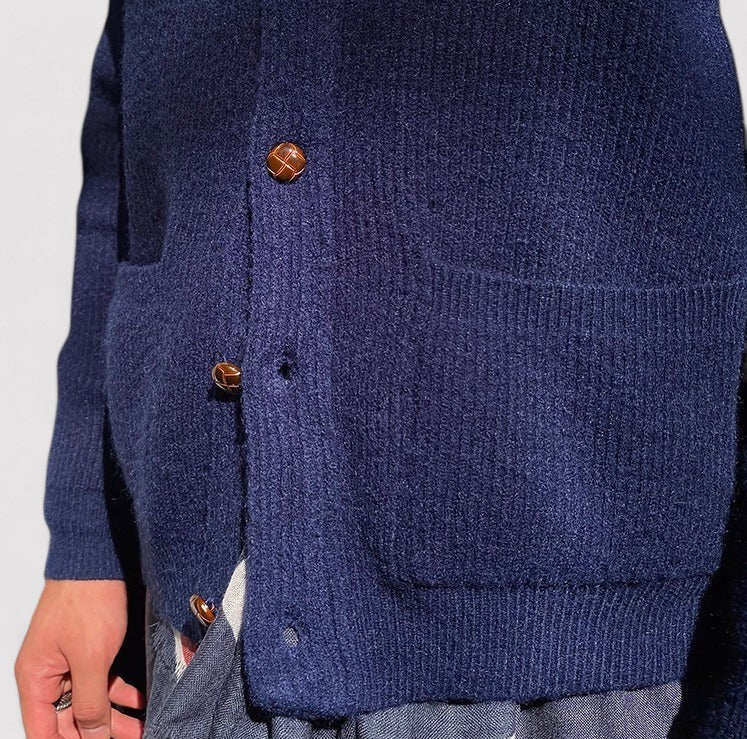Garnet Men's Cardigan | Stylish Knitted Button-Up Sweater