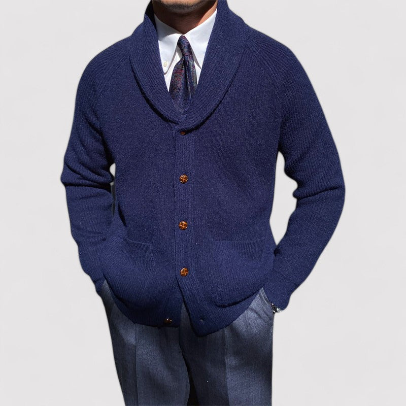 Garnet Men's Cardigan | Stylish Knitted Button-Up Sweater