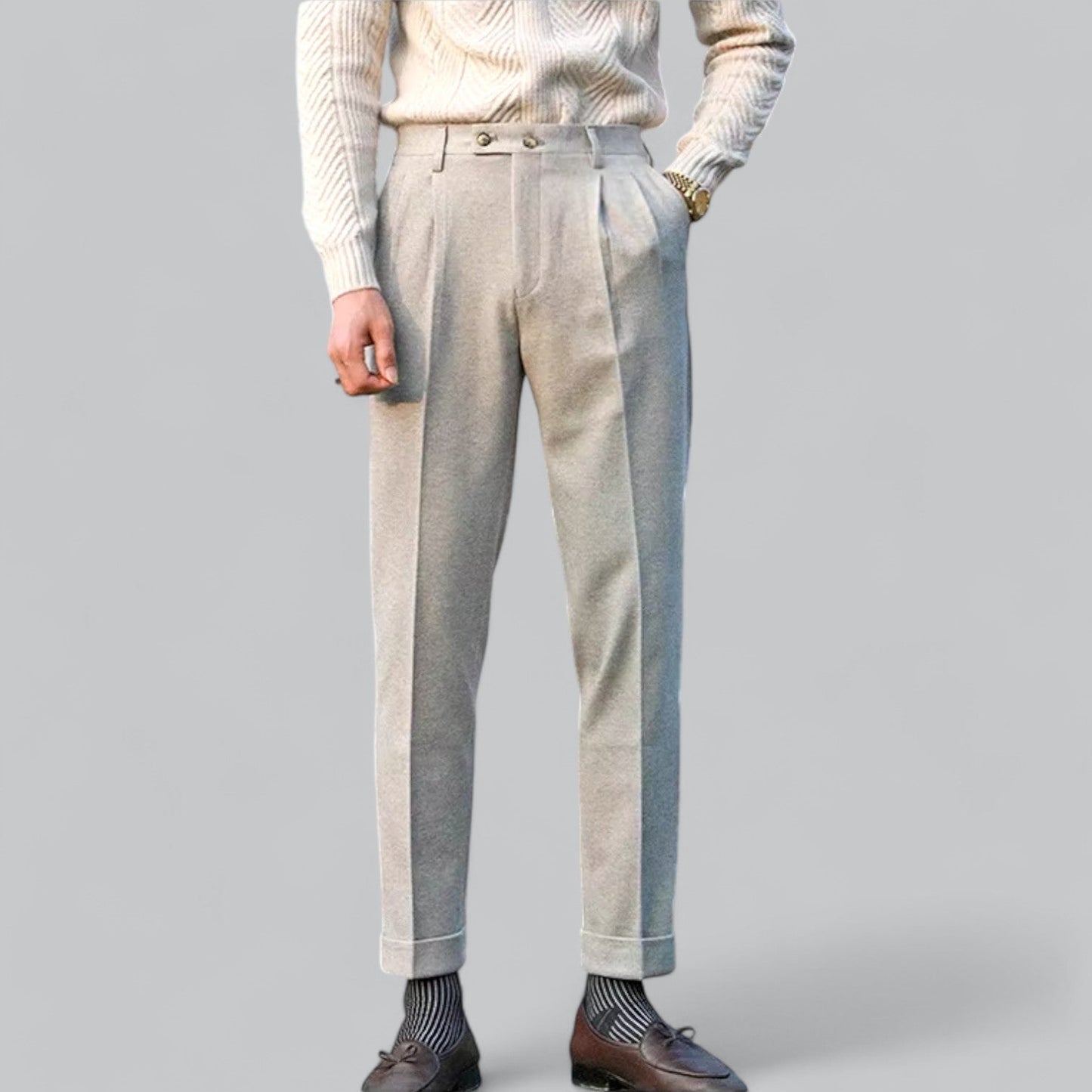 Gaston Men’s Trousers | Tailored Business Pants for Professional Elegance