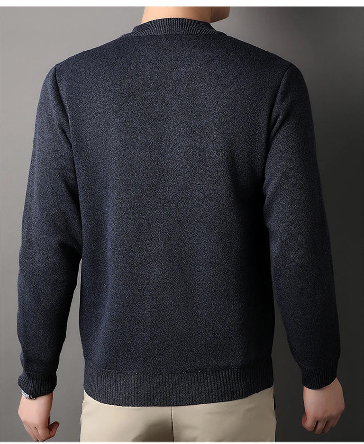 Geoffrey Men's Sweater | Warm Knit Autumn-Winter Pullover