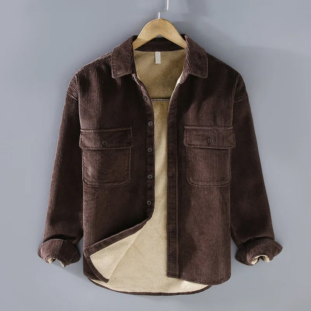 Gordy Men’s Corduroy Winter Shirt | Warm and Stylish