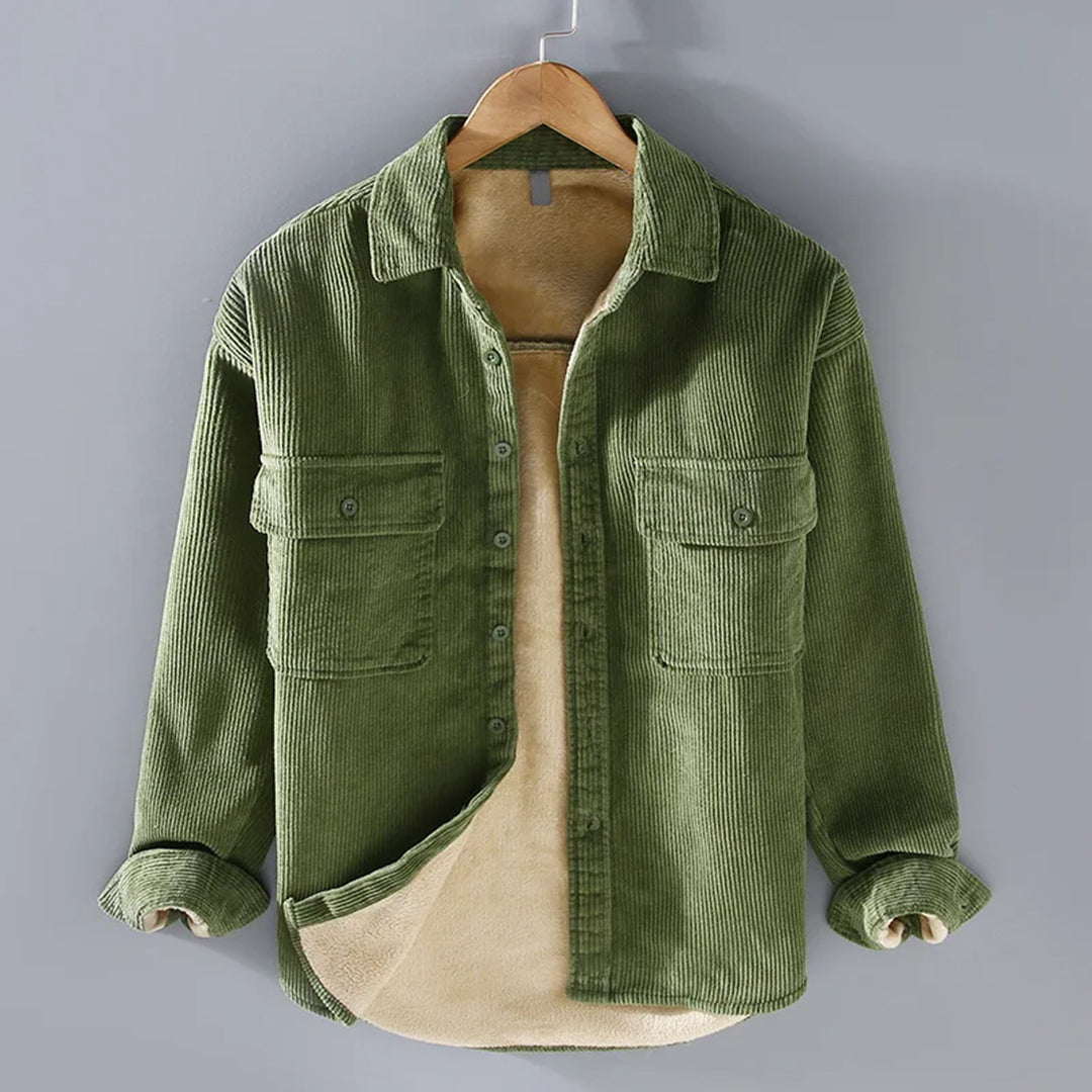 Gordy Men’s Corduroy Winter Shirt | Warm and Stylish