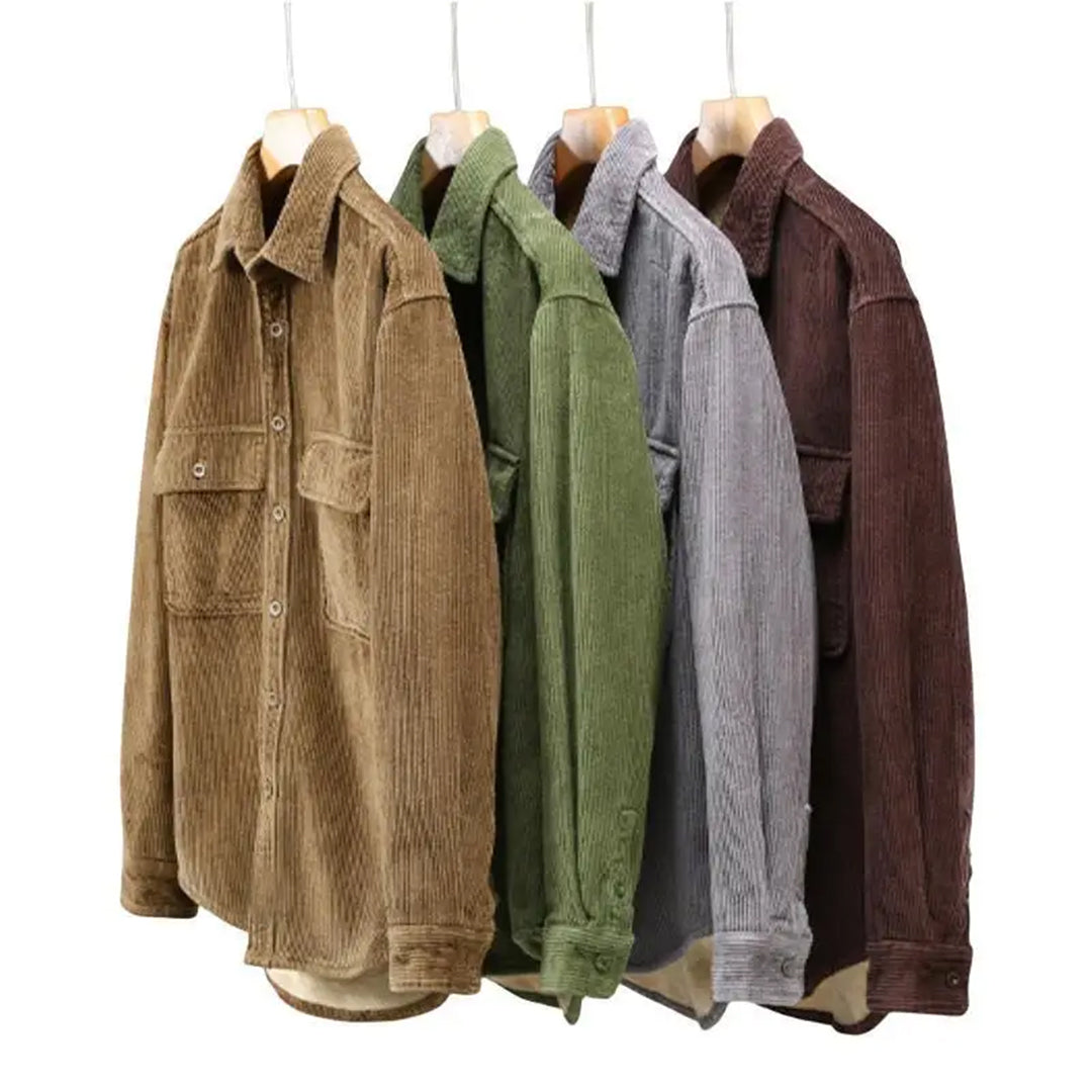 Gordy Men’s Corduroy Winter Shirt | Warm and Stylish