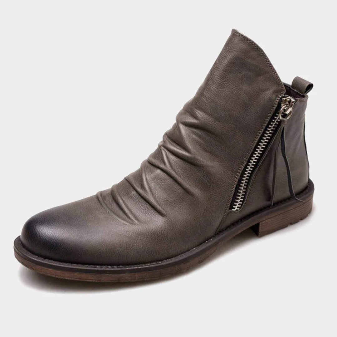 Lance Men’s Boots | Zip-Up Urban Ankle Boots for Autumn