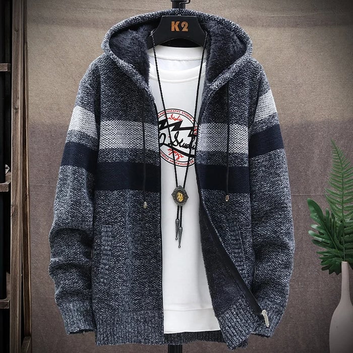 Hendrick Cardigan | Men's EverCozy Wool Jacket with Warm Lining