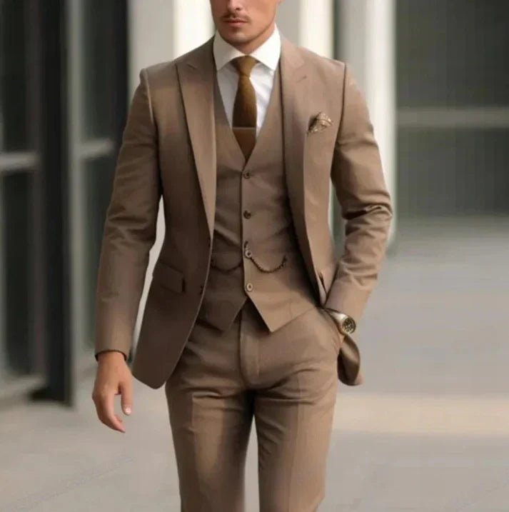 Latham Men's 3-Piece Suit | Blazer, Trousers and Waistcoat Set