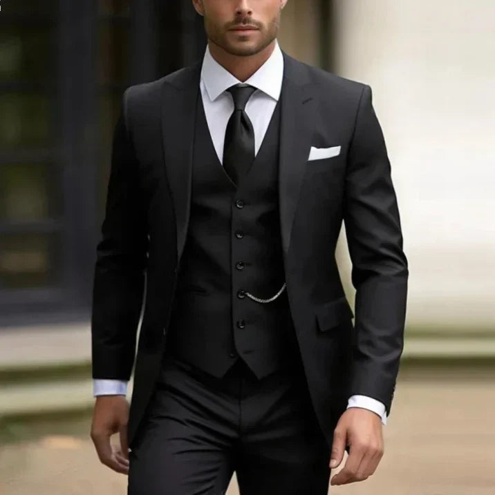 Latham Men's 3-Piece Suit | Blazer, Trousers and Waistcoat Set
