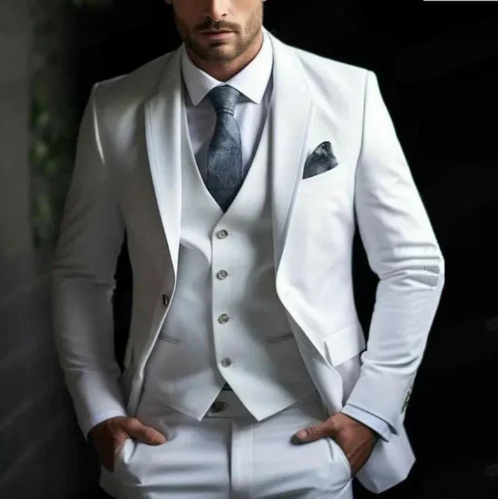 Latham Men's 3-Piece Suit | Blazer, Trousers and Waistcoat Set