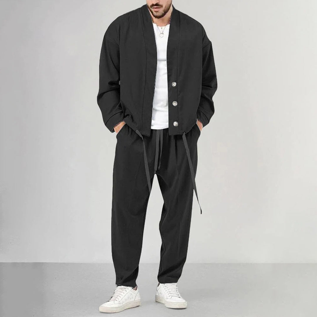 Hobart Men’s Casual Set | Soft & Stylish Formal Look