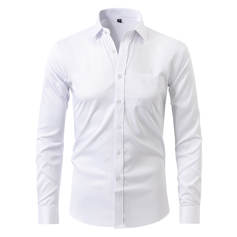 Hollister Men’s Long-Sleeve Polo Shirt | Elastic and Anti-Wrinkle Design