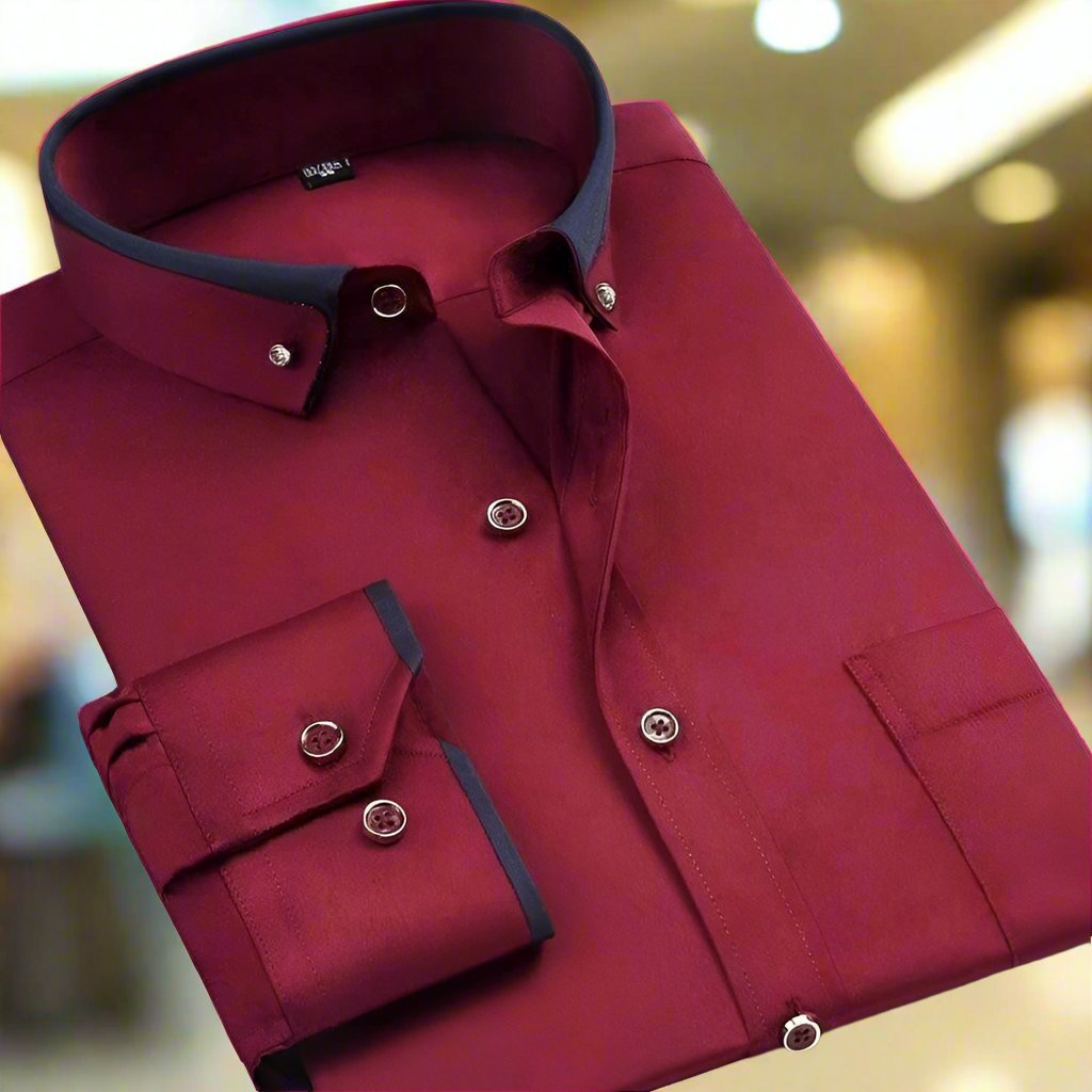 Hudson Men’s Long-Sleeve Shirt | Classic and Versatile Design